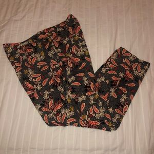H&M High Waist Print Pants